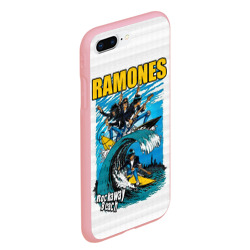 Чехол для iPhone 7Plus/8 Plus матовый Ramones rock away beach - фото 2