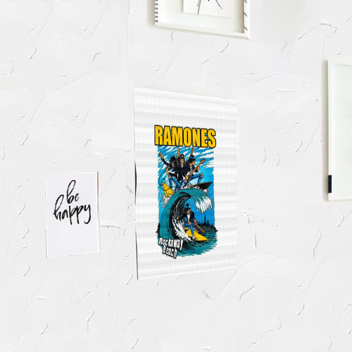 Постер Ramones rock away beach - фото 3
