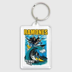 Брелок прямоугольный 35*50 Ramones rock away beach