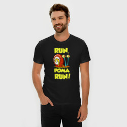 Мужская футболка хлопок Slim Run Рома run - фото 2