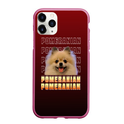 Чехол для iPhone 11 Pro Max матовый Pomeranian