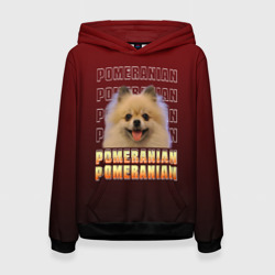 Женская толстовка 3D Pomeranian