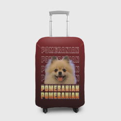 Чехол для чемодана 3D Pomeranian