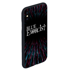 Чехол для iPhone XS Max матовый Blue Exorcist infinity - фото 2