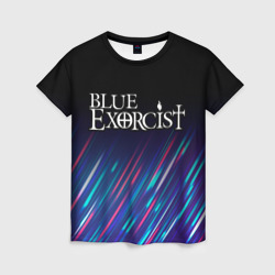 Женская футболка 3D Blue Exorcist stream