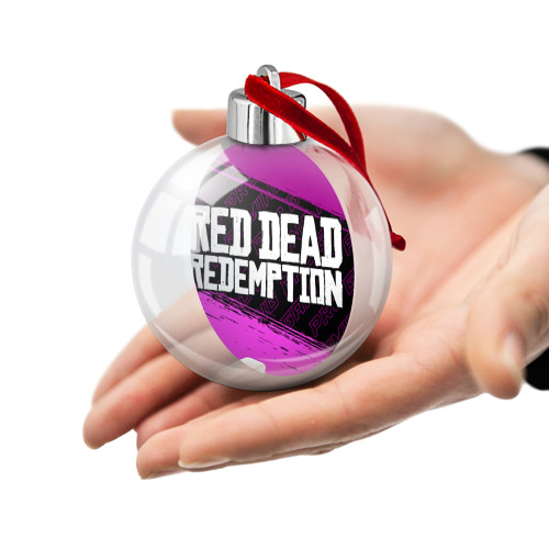Ёлочный шар Red Dead Redemption pro gaming: надпись и символ - фото 2