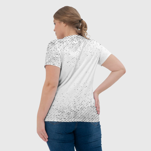 Женская футболка 3D Quake с потертостями на светлом фоне, цвет 3D печать - фото 7