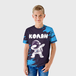 Детская футболка 3D Колян космонавт даб - фото 2
