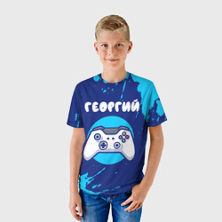 Детская футболка 3D Георгий геймер - фото 2