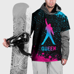 Накидка на куртку 3D Queen - neon gradient