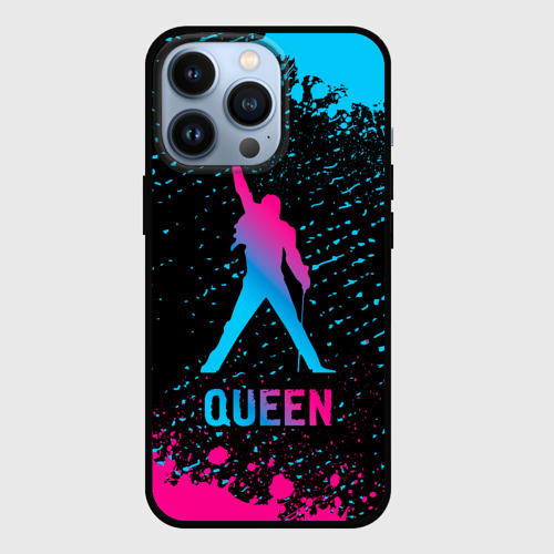 Чехол для iPhone 13 Pro Queen - neon gradient