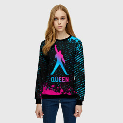 Женский свитшот 3D Queen - neon gradient - фото 2
