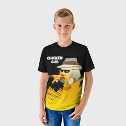 Детская футболка 3D Цыпленок с автоматом - фото 2