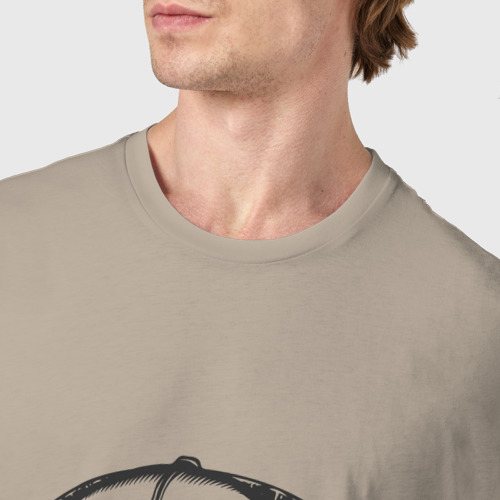 Мужская футболка хлопок с принтом Крутая обезьяна, фото #4