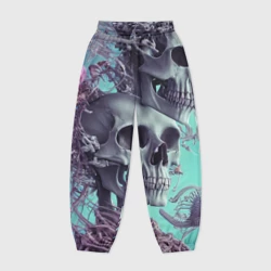 Женские джоггеры оверсайз 3D Кости и медузы