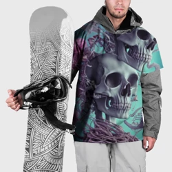 Накидка на куртку 3D Кости и медузы