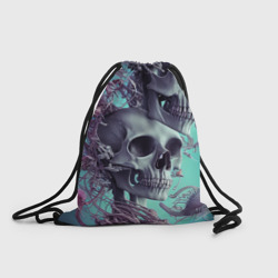 Рюкзак-мешок 3D Кости и медузы