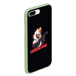 Чехол для iPhone 7Plus/8 Plus матовый Chicken gun pew pew - фото 2