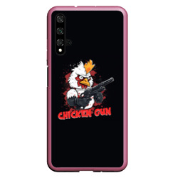 Чехол для Honor 20 Chicken gun pew pew