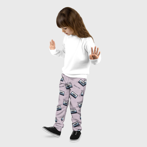 Детские брюки 3D Кассета паттерн, цвет 3D печать - фото 3