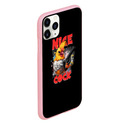 Чехол для iPhone 11 Pro матовый Chicken gun nice cock - фото 2