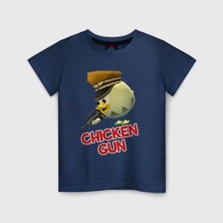 Детская футболка хлопок Chicken Gun logo