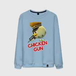 Мужской свитшот хлопок Chicken Gun logo