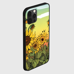 Чехол для iPhone 12 Pro Поле подсолнухов - фото 2