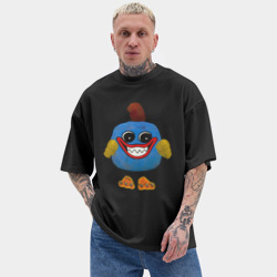 Мужская футболка Oversize хлопок texturе Хагги Вагги Chicken - Chicken Gun - фото 2