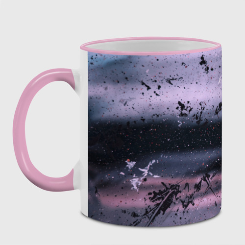 Кружка с полной запечаткой Пурпурный туман, цвет Кант розовый - фото 2