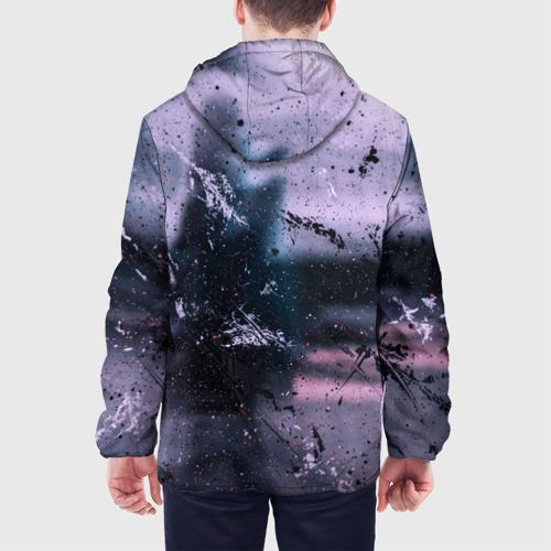 Мужская куртка 3D Пурпурный туман, цвет 3D печать - фото 5
