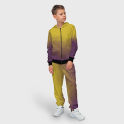 Детский костюм 3D Желто-фиолетовый дым - Хуф и Ся - фото 2