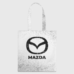 Шоппер 3D Mazda с потертостями на светлом фоне