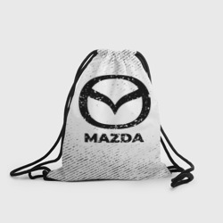Рюкзак-мешок 3D Mazda с потертостями на светлом фоне