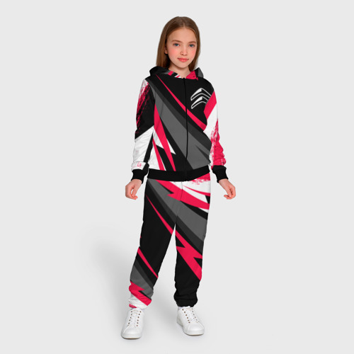 Детский костюм 3D Citroen fast lines, цвет черный - фото 5