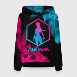 Женская толстовка 3D Tomb Raider - neon gradient