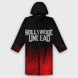 Женский дождевик 3D Hollywood Undead red plasma