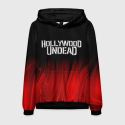 Мужская толстовка 3D Hollywood Undead red plasma