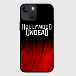 Чехол для iPhone 13 mini Hollywood Undead red plasma