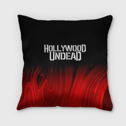 Подушка 3D Hollywood Undead red plasma