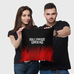 Подушка 3D Hollywood Undead red plasma - фото 2