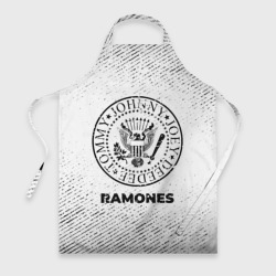 Фартук 3D Ramones с потертостями на светлом фоне