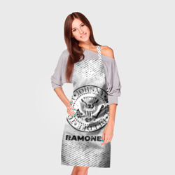 Фартук 3D Ramones с потертостями на светлом фоне - фото 2