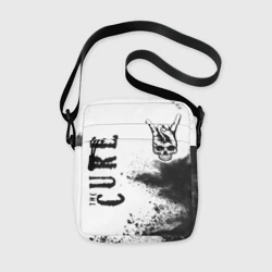 Сумка через плечо 3D The Cure и рок символ на светлом фоне