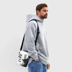 Сумка через плечо 3D The Cure и рок символ на светлом фоне - фото 2