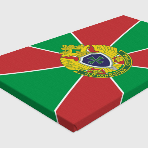 Холст прямоугольный Пограничная служба - герб ПВ, цвет 3D печать - фото 4