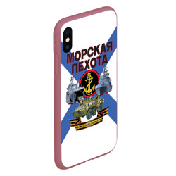 Чехол для iPhone XS Max матовый Морская пехота - где мы, там победа! - фото 2