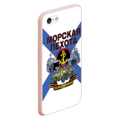 Чехол для iPhone 5/5S матовый Морская пехота - где мы, там победа! - фото 2