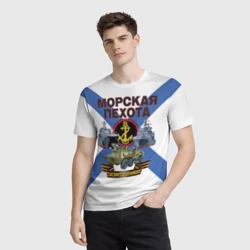 Мужская футболка 3D Морская пехота - где мы, там победа! - фото 2