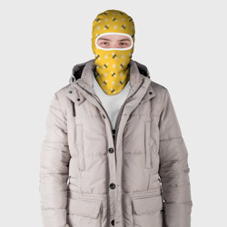 Балаклава 3D Пчелы и цветы паттерн - фото 2